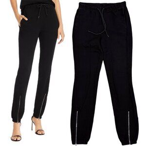 Cotton Citizen Black Joggers with Tapered Ankle